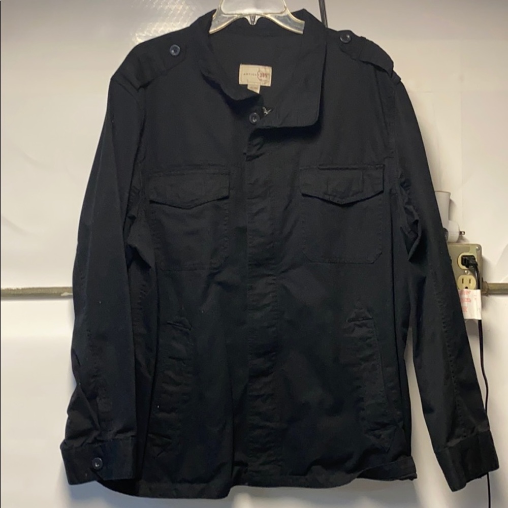 Black jean jacket